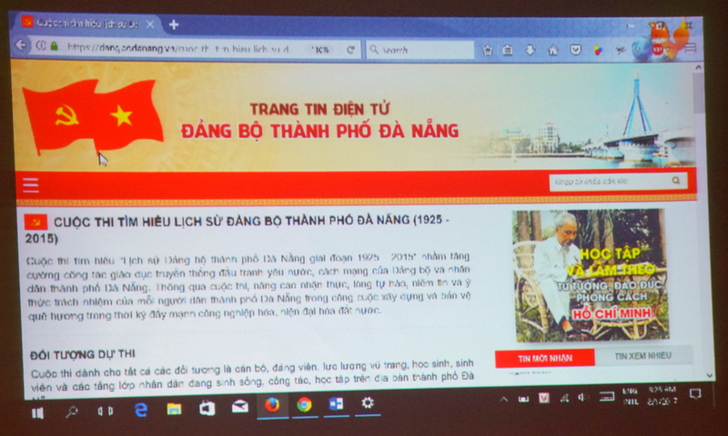 Kế hoạch tổ chức tham gia cuộc thi tìm hiểu lịch sử Đảng bộ Đà Nẵng giai đoạn 1925 - 2015