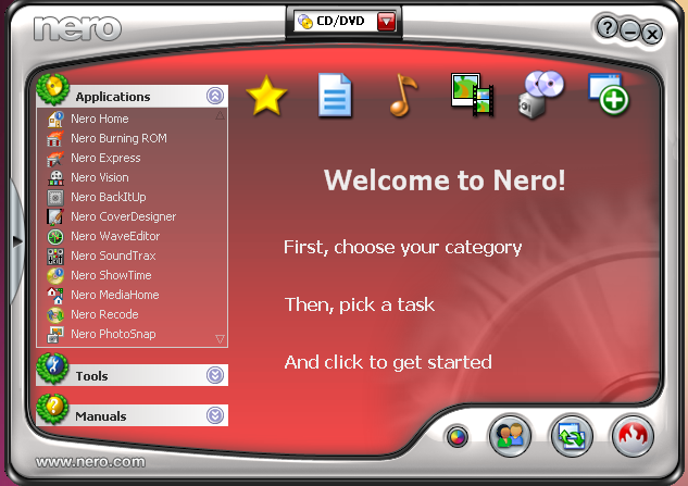 Nero 7 Full key – Phần mềm ghi đĩa VCD/DVD tốt nhất