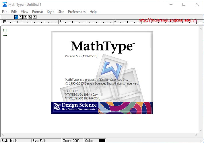 Download Mathtype 6.9 Full Crack – Phần Mềm Soạn Công Thức Toán Học